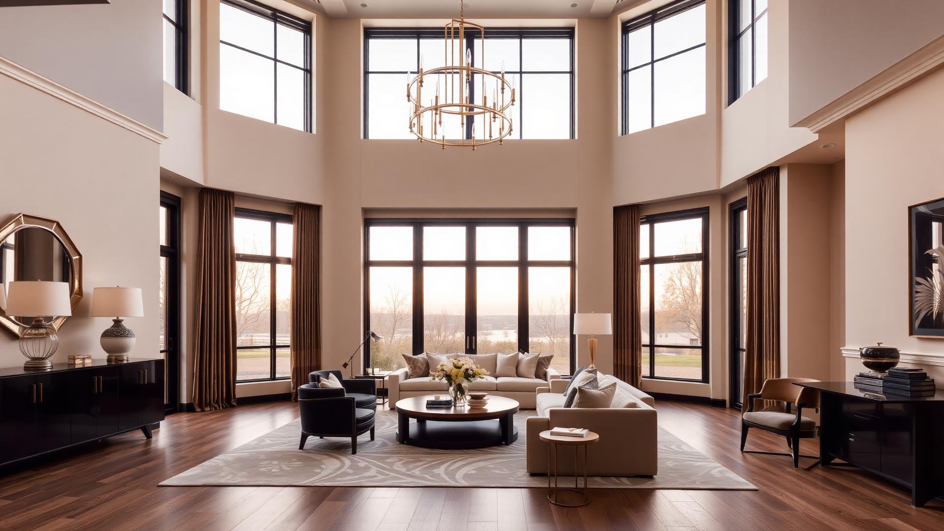 Beautiful interiors designed around you — luxury living room by Debanshu Interior Decoration, Howrah