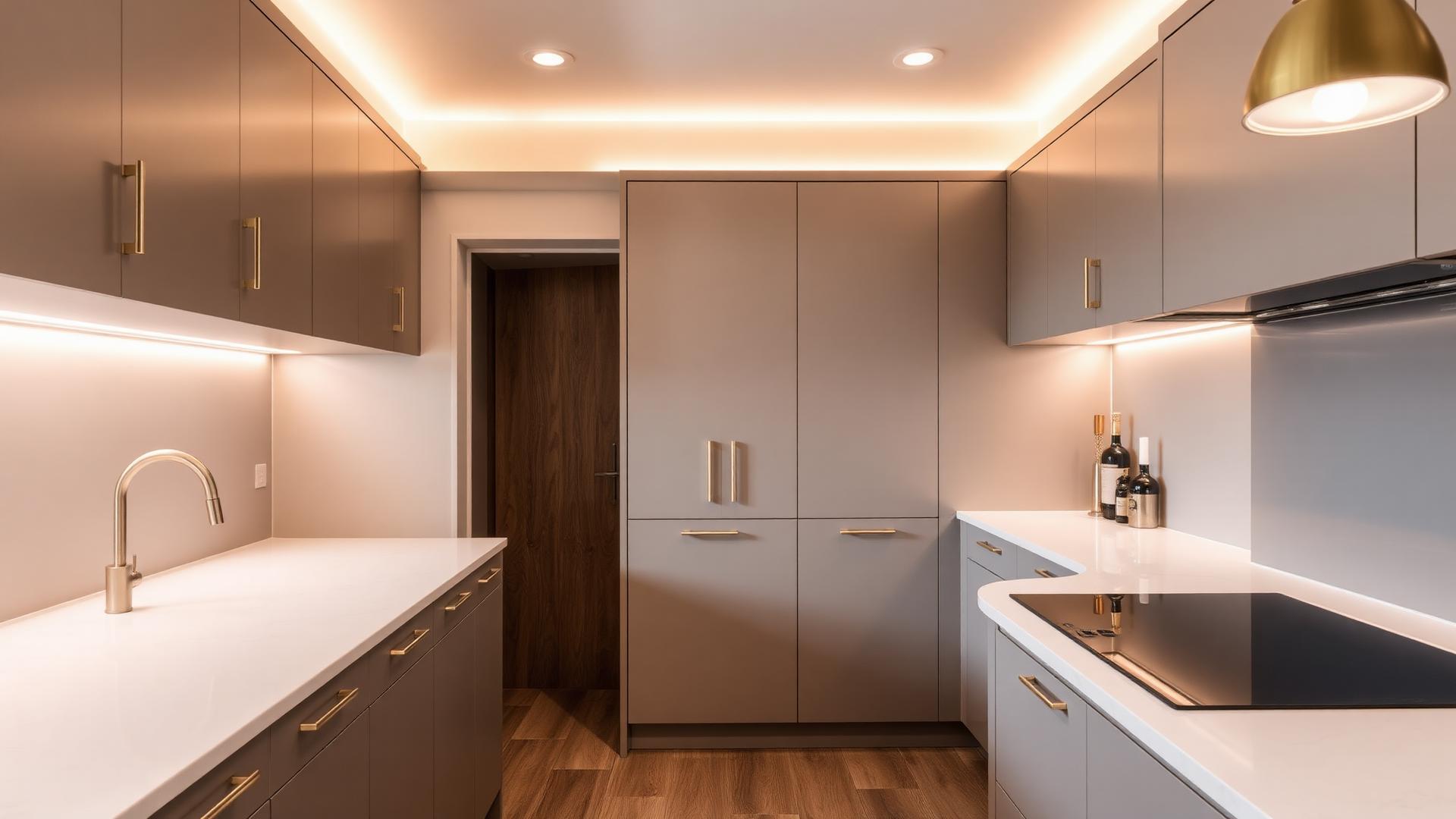 Luxury interior design in Howrah — modern modular kitchen by Debanshu Interior Decoration